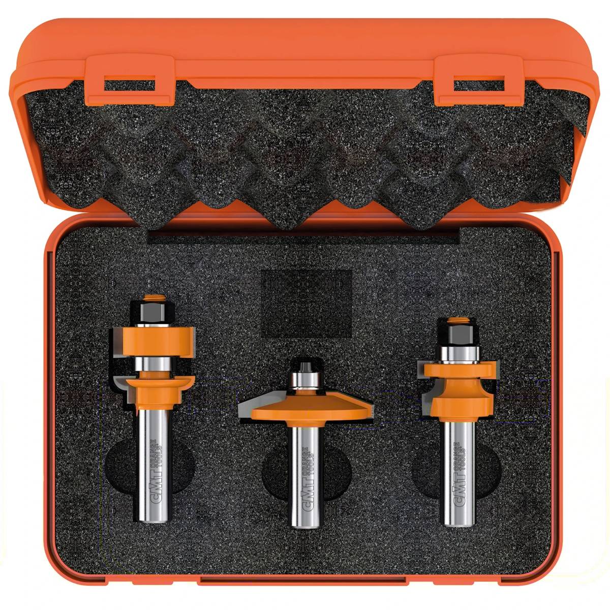 CMT Mini deurenfrezenset, HM, 3-delig, Z2, Ø12,7-0