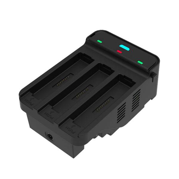 M3 3-slot acculaadstation, 3-Slot Battery Charger-0