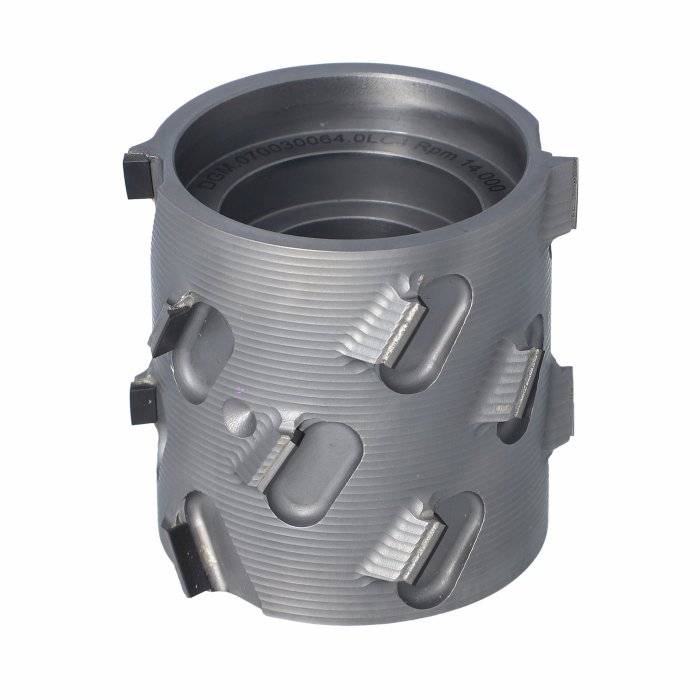 DGM diamantfrees, LH, 2+2 D=70 I=64 d=30 +2CH 30° H=4,5-0