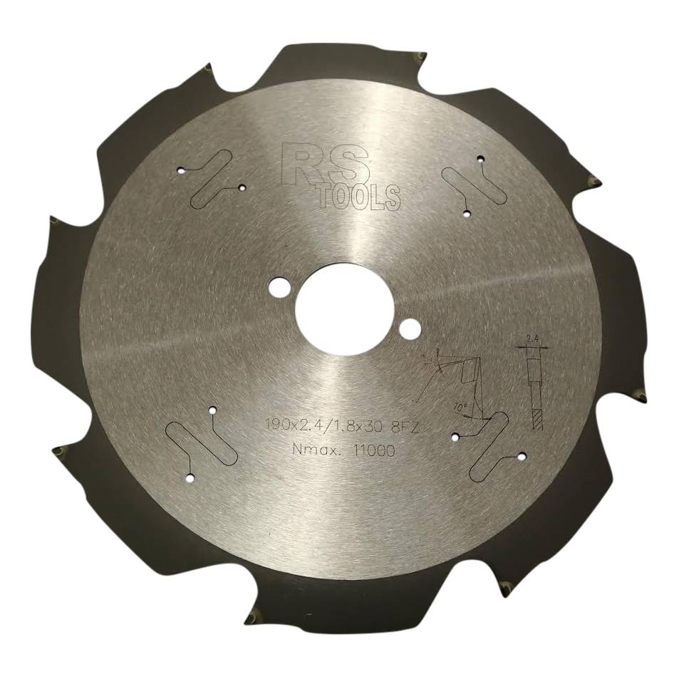 Diamantzaag Ø190 x 2,6 x 30 mm. z=12 voor cementvezelplaat-0