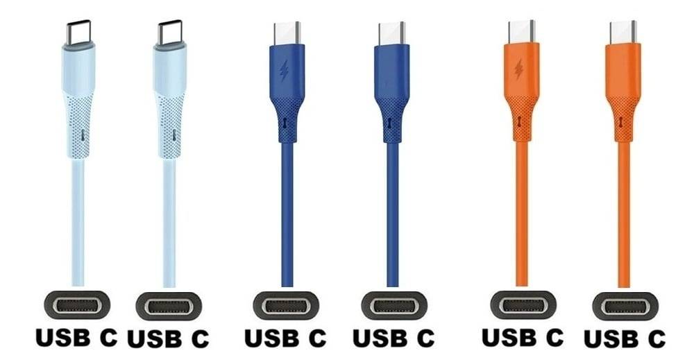 3 stuks USB C naar USB C kabel. 1,0m laadkabel. Oplaadkabel past op Google Pixel 7, 7 Pro, 8, 8a, 8 Pro, 9, 9 Pro, 9 Pro-0