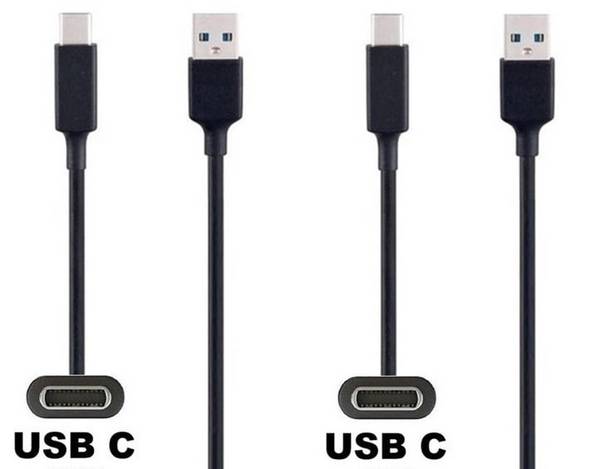 2 stuks OneOne 0,8m USB C kabel. Handige extra korte laadkabel. Oplaadkabel snoer past op Universeel Sennheiser, Sigma,