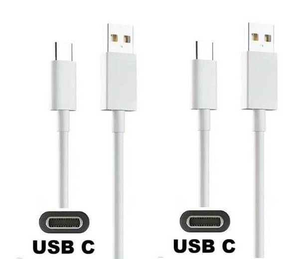 2 stuks OneOne 1,5m USB C kabel. Stevige datakabel. Oplaadkabel snoer past op Universeel Sennheiser, Sigma, SKULLCANDY,