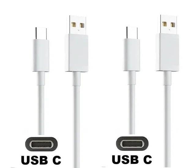 2 stuks OneOne 1,5m USB C kabel. Stevige datakabel. Oplaadkabel snoer past op Universeel Sennheiser, Sigma, SKULLCANDY,-0