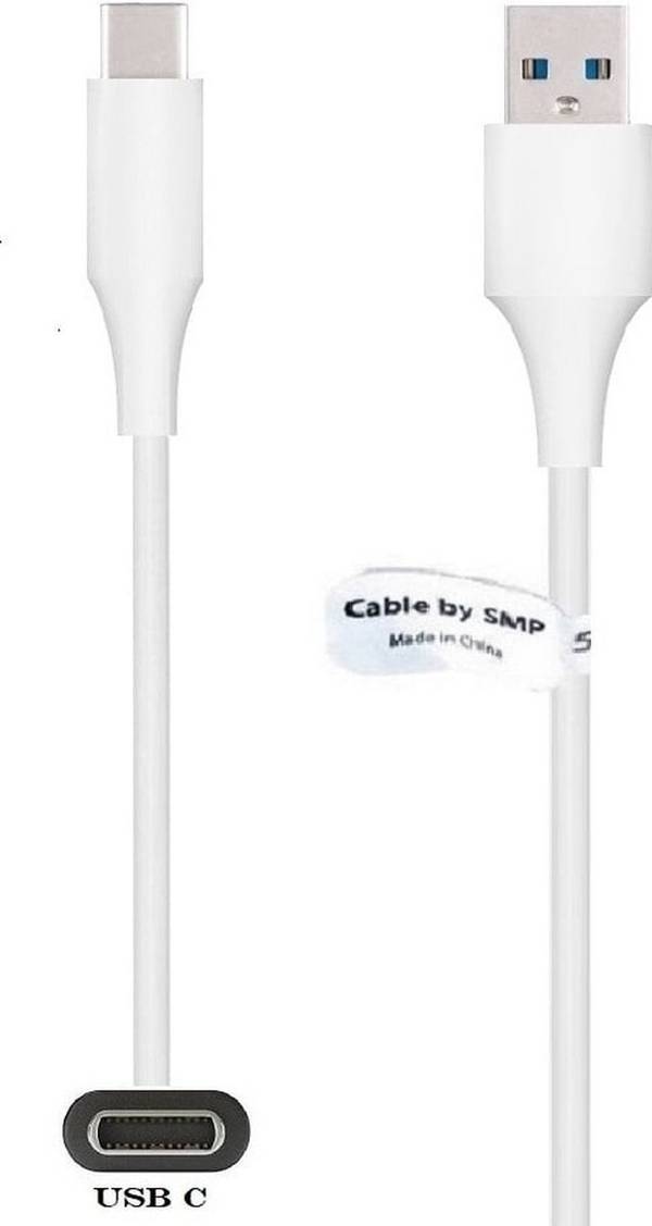 OneOne 1,0m USB C kabel. Sterke 60W laadkabel. Stevig oplaadkabel snoer past op TomTom GO Expert Plus, GO Superior, GO