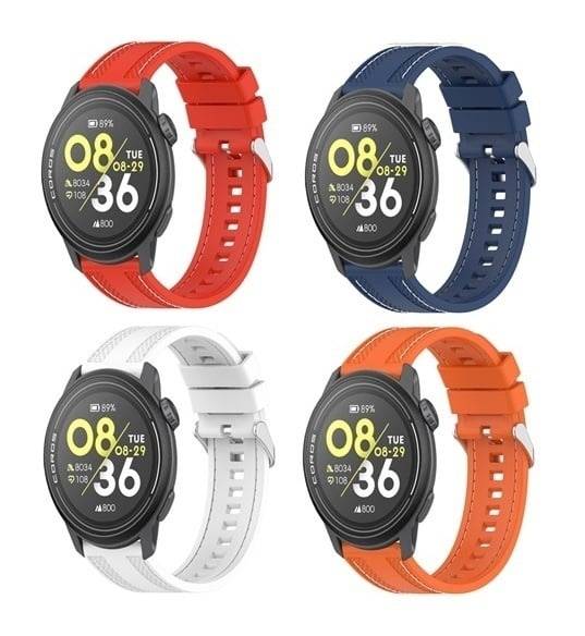 OneOne 4 Stuks Smartwatch bandjes 22mm universeel in trendy kleuren. Voor bijna alle merken smart horloges. Handige-0