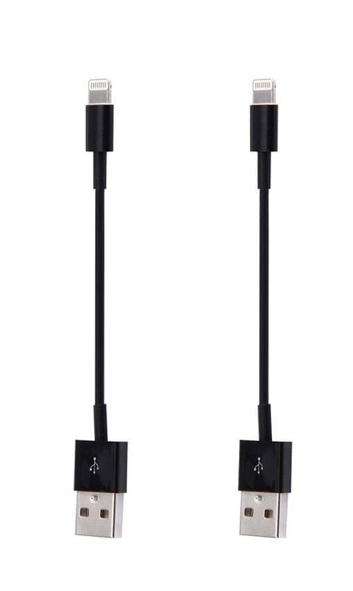 2 stuks OneOne 0,2m laadkabel. OneOne USB Lightning kabel met E75 chip. Oplaadkabel snoer past op Apple iPhone 12 Pro-0