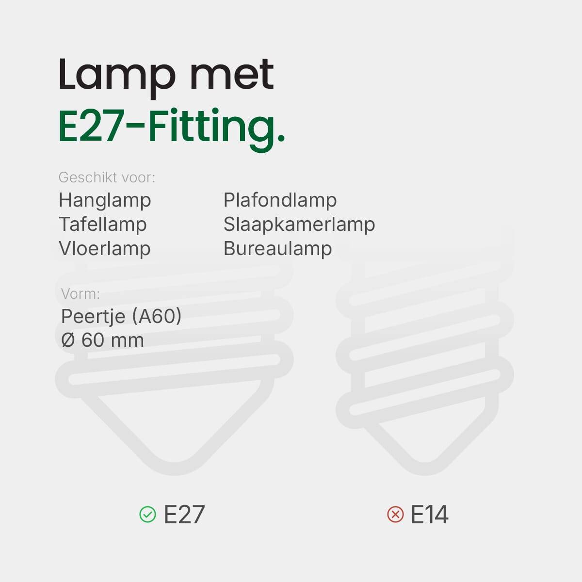 Spectrum LED Peerlamp A60 E27 Helder - 3.8W 806lm 3000K - Warmwit - Vervangt 60W - 2 stuks-1
