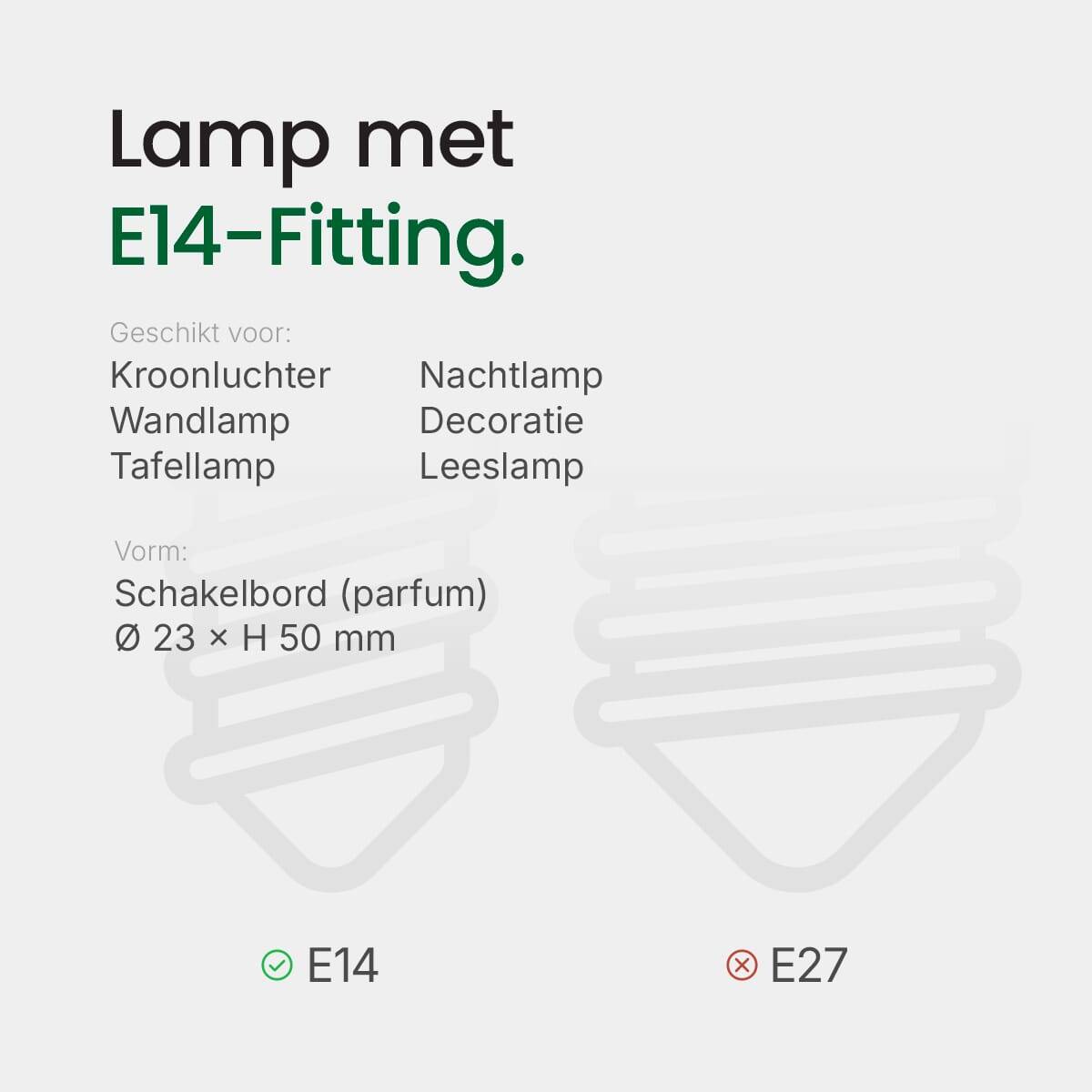Spectrum LED Buislamp T25 E14 Mat - 1.5W 150lm 4000K - Neutraalwit - Vervangt 16W - 2 stuks-2