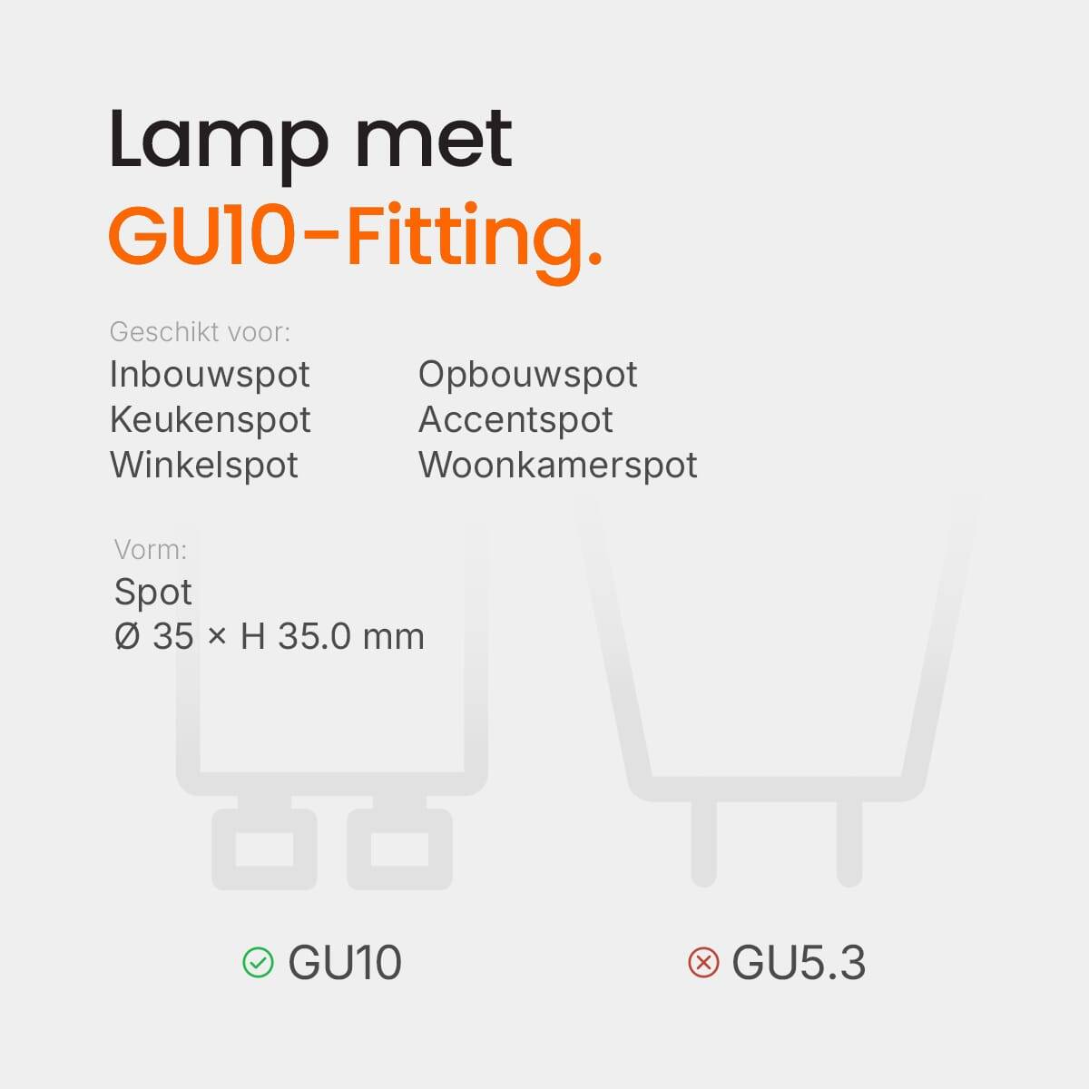 Kobi LED Spot PAR16 GU10 Mat - 4W 320lm 3000K - Warmwit - Vervangt 40W - 5 stuks-4