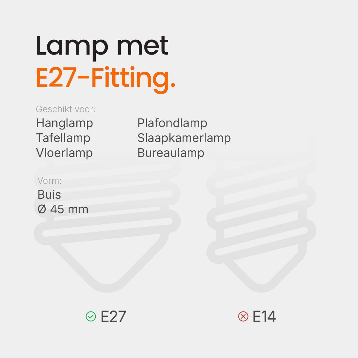 Kobi LED Buislamp T26 E27 Mat - 7W 780lm 3000K - Warmwit - Vervangt 53W - 5 stuks-2