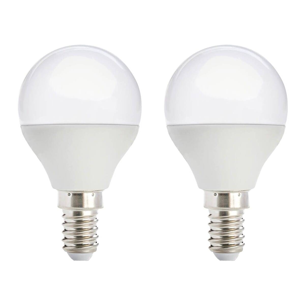 Kobi LED Kogellamp P45 E14 Helder - 8.5W 806lm 4000K - Neutraalwit - Vervangt 70W - 2 stuks-0