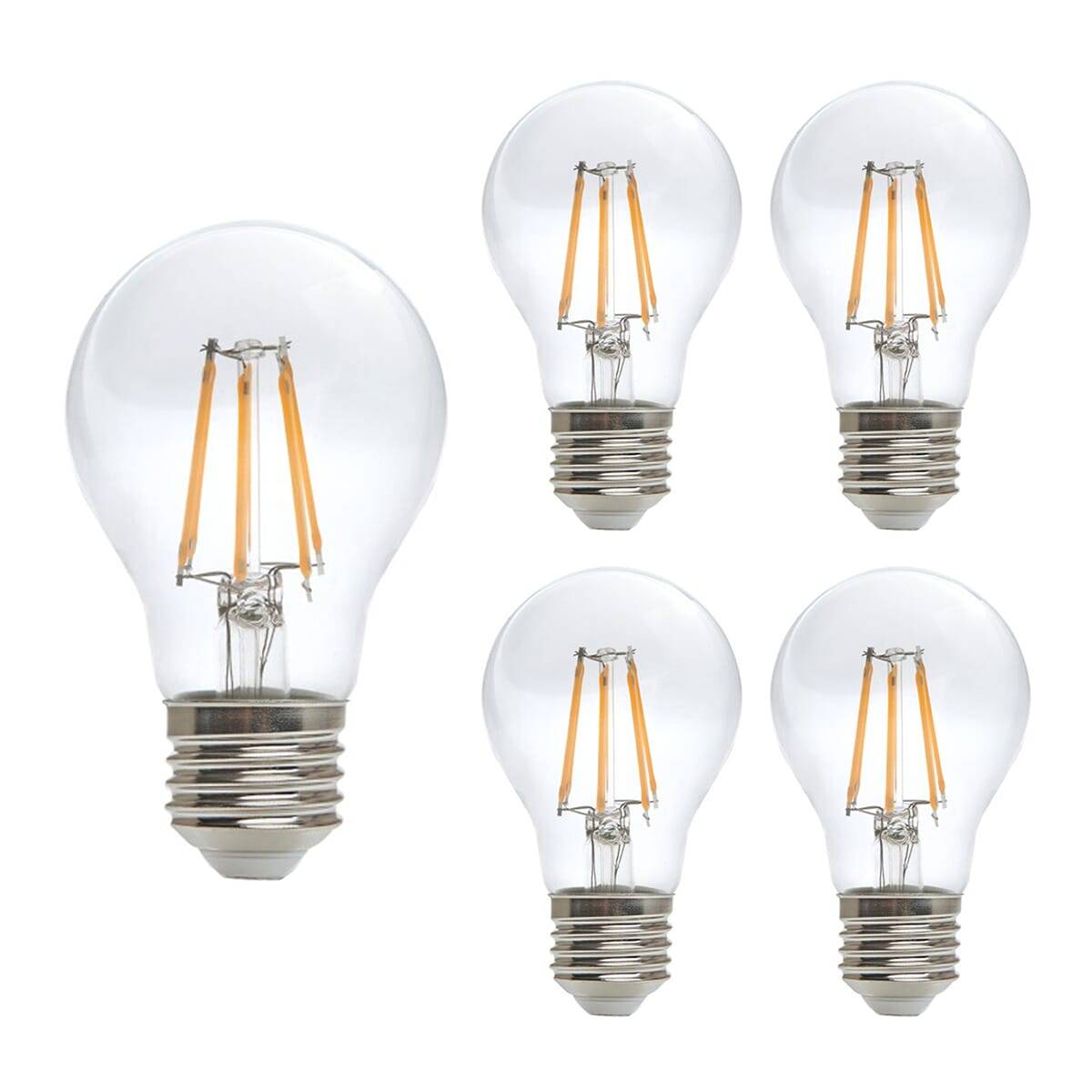 Kobi LED Buislamp T26 E27 Helder - 12W 1521lm 3000K - Warmwit - Vervangt 82W - 5 stuks-0