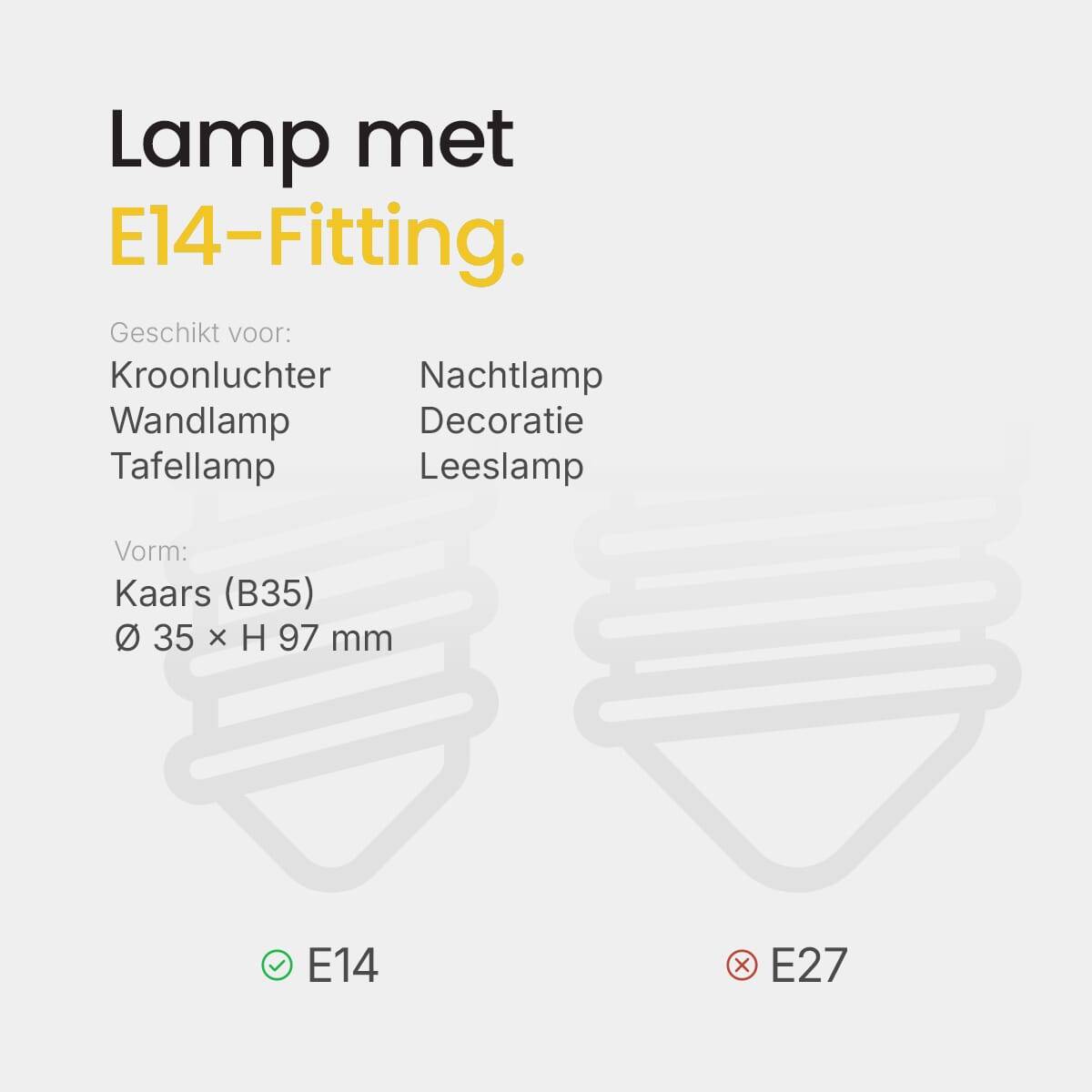 Technik Gloeilamp C35 E14 Helder - 25W 160lm 2700K - Warmwit Dimbaar - 50 stuks-2