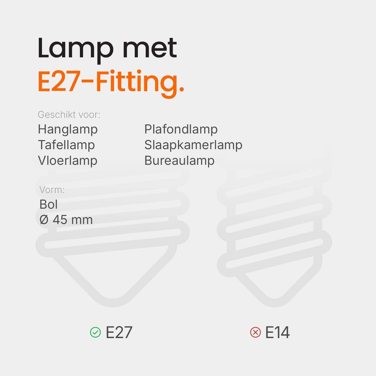Kobi LED Kogellamp P45 E27 Helder - 8.5W 806lm 3000K - Warmwit - Vervangt 70W-2
