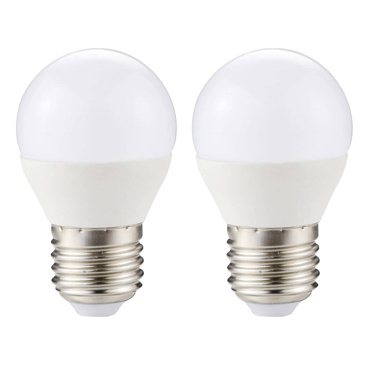 Kobi LED Globelamp G80 E27 Mat - 4.5W 420lm 3000K - Warmwit - Vervangt 35W - 2 stuks-0