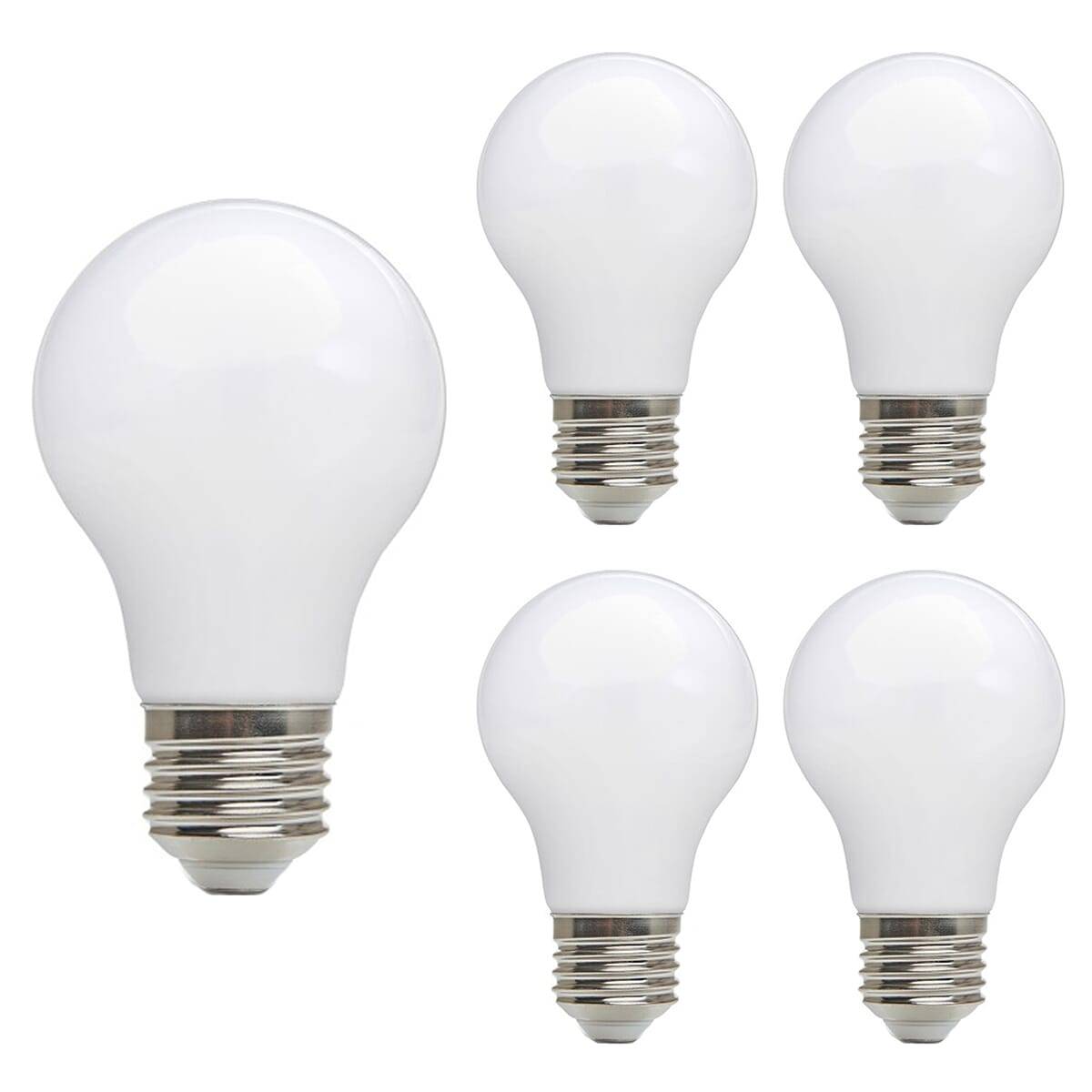 Kobi LED Buislamp T26 E27 Mat - 7W 780lm 3000K - Warmwit - Vervangt 53W - 5 stuks-0
