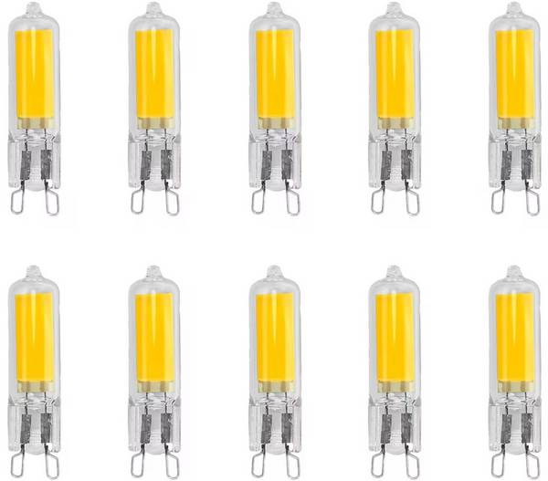 Avide G9 LED Insteeklamp 4W 220-240V - 4000K - 400lm - LED Lampjes Insteek - Wit licht - Vervangt 35W lamp - 10 stuks