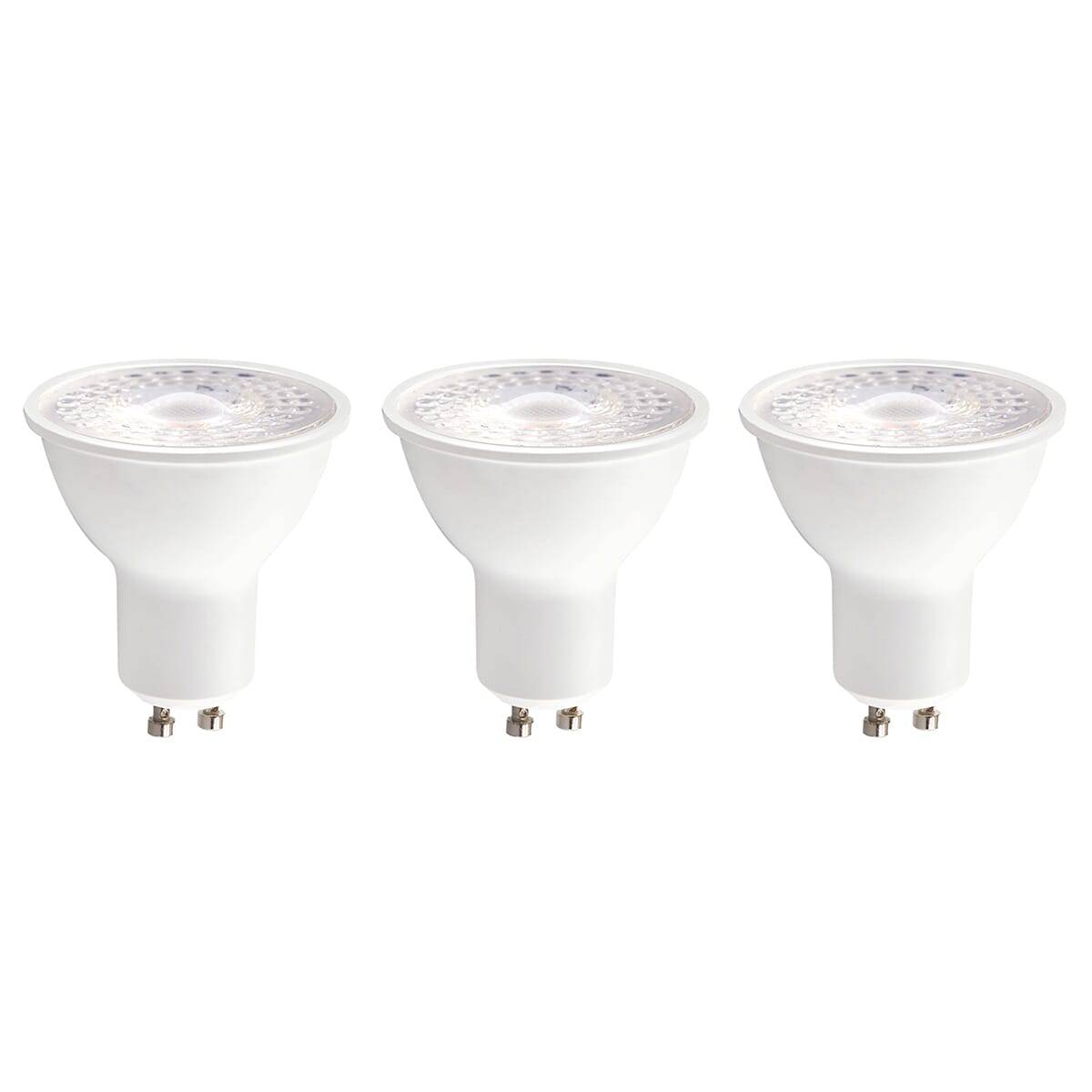 Kobi LED Spot PAR16 GU10 Helder - 3W 270lm 6200K - Daglichtwit - Vervangt 27W - 3 stuks-0