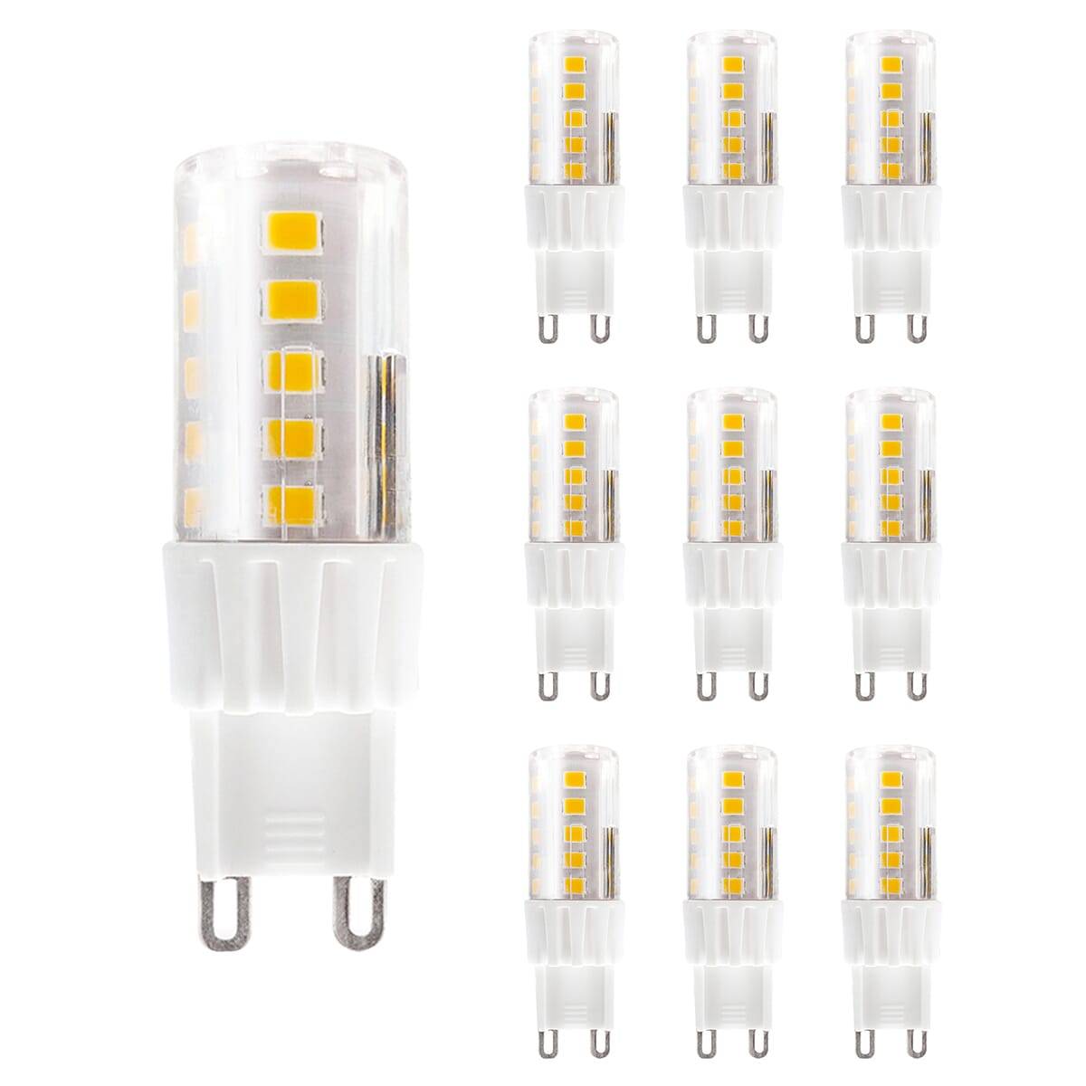 Kobi LED Insteeklamp G9 Helder - 4W 380lm 3000K - Warmwit - Vervangt 40W - 10 stuks-0