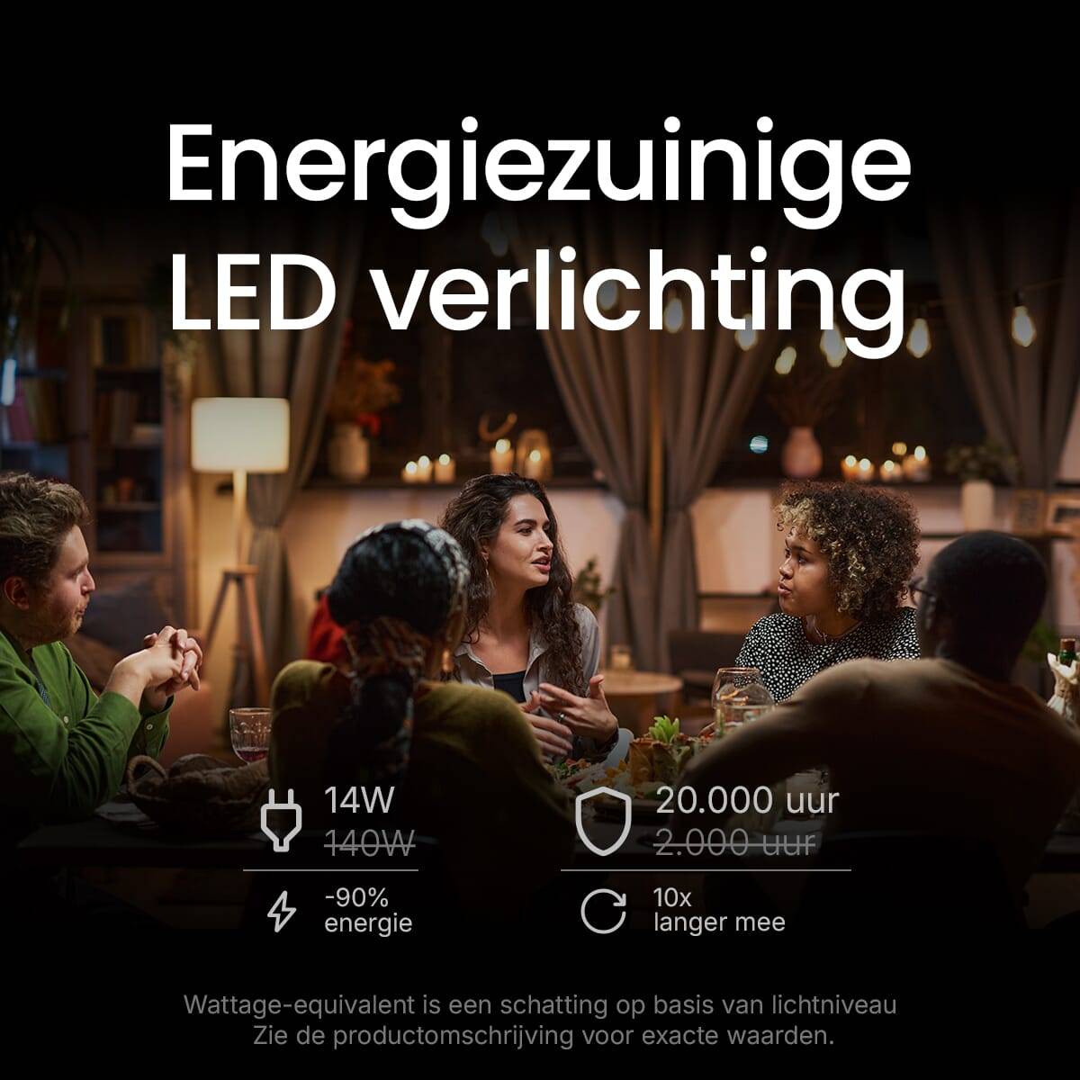 Spectrum LED Spot PAR16 GU10 Helder - 14W 1020lm 4000K - Neutraalwit - Vervangt 140W - 10 stuks-2