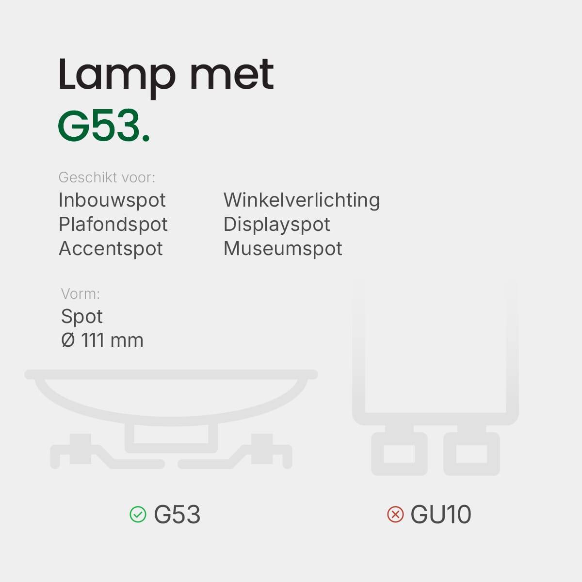 Spectrum LED Spot PAR16 GU10 Helder - 14W 900lm 3000K - Warmwit - Vervangt 140W - 12V - 5 stuks-4