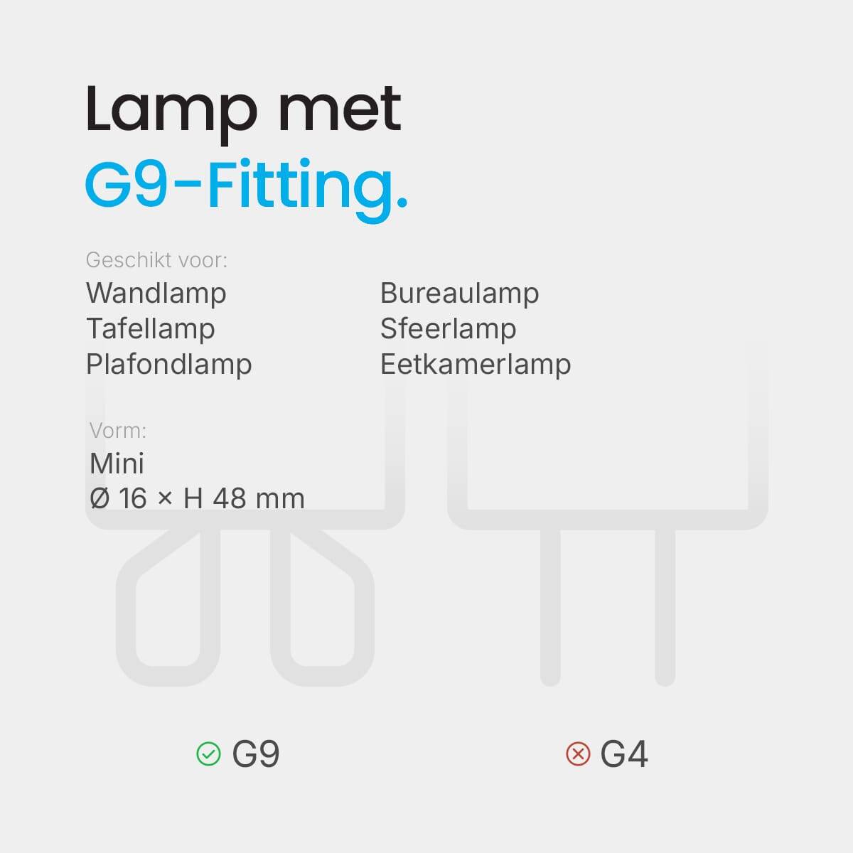 Modee LED Insteeklamp G9 Helder - 1.9W 200lm 4000K - Neutraalwit - Vervangt 21W - 25 stuks-4