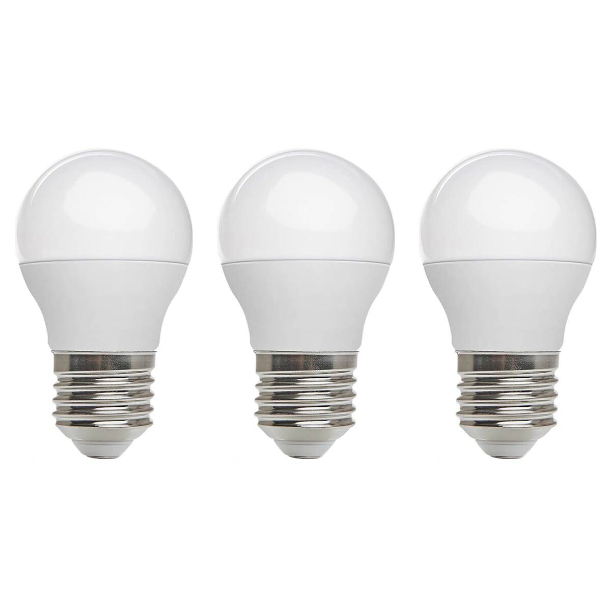 Kobi LED Kogellamp P45 E27 Mat - 8.5W 806lm 3000K - Warmwit - Vervangt 70W - 3 stuks-0