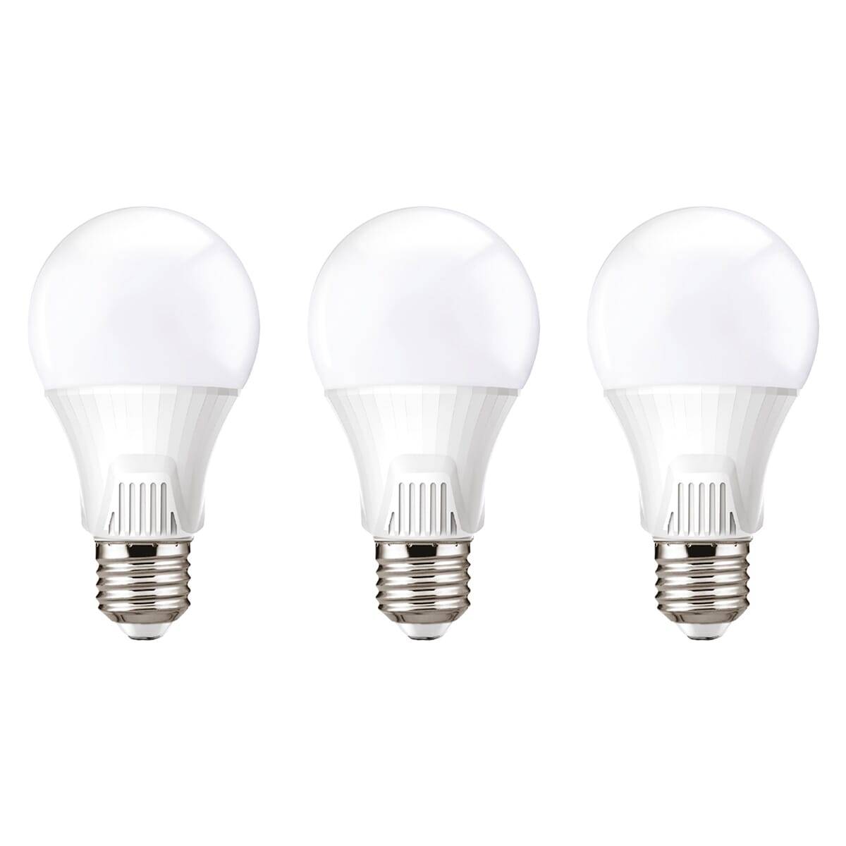 Kobi LED Peerlamp A60 E27 Mat - 9W 810lm 3000K - Warmwit - Bewegingssensor - Vervangt 70W - 3 stuks-0