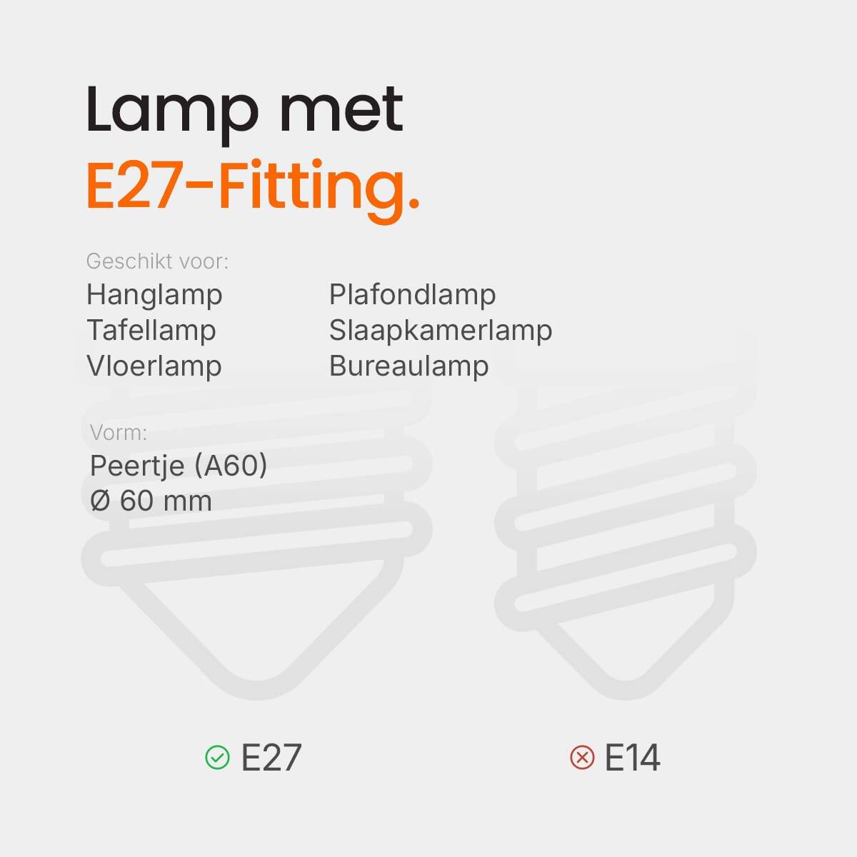 Kobi LED Peerlamp A60 E27 Mat - 9W 810lm 3000K - Warmwit - Bewegingssensor - Vervangt 70W - 3 stuks-2