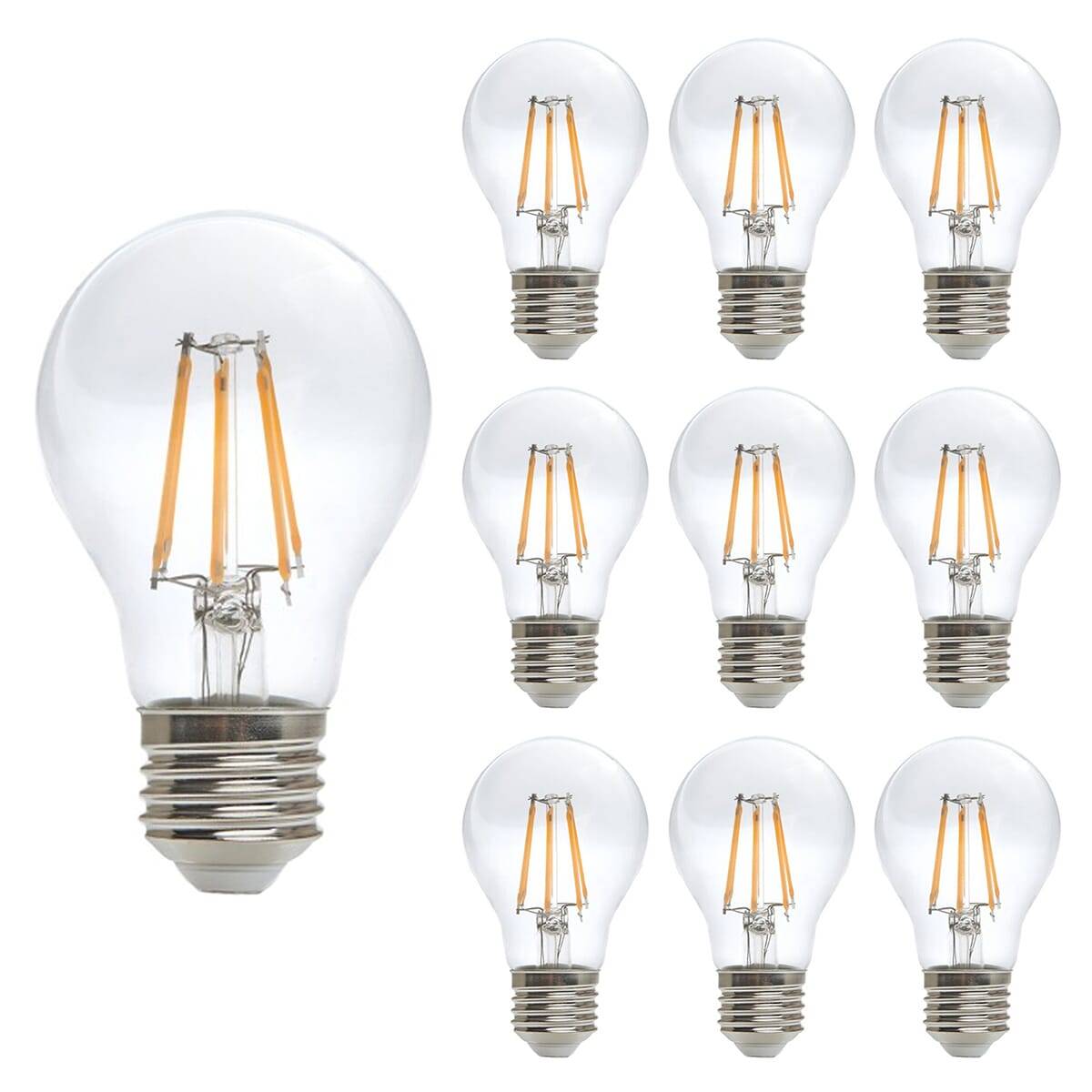Kobi LED Buislamp T26 E27 Helder - 10W 1200lm 4000K - Neutraalwit - Vervangt 60W - 10 stuks-0