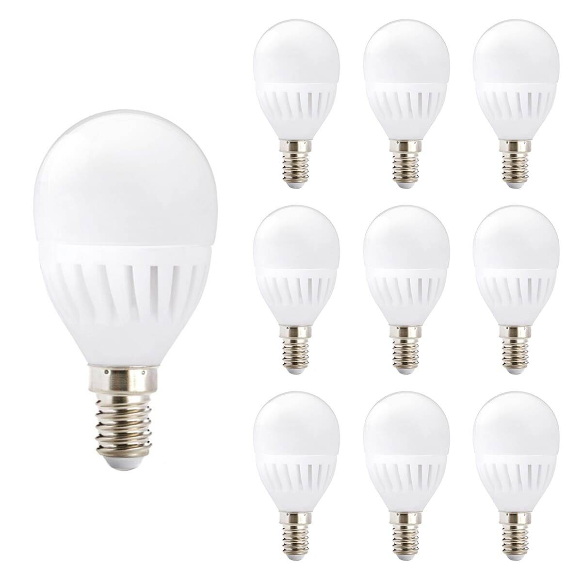 Kobi LED Buislamp T25 E14 Mat - 9W 1100lm 6000K - Koudwit - Vervangt 70W - 10 stuks-0
