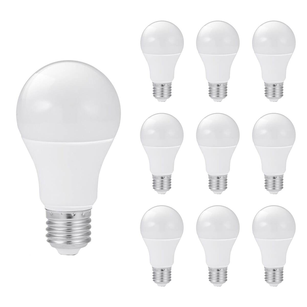 Kobi LED Kogellamp P45 E27 Helder - 10W 950lm 4000K - Neutraalwit - Vervangt 60W - 10 stuks-0