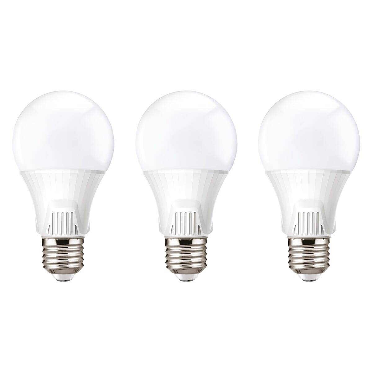 Kobi LED Peerlamp A60 E27 Mat - 9W 810lm 6500K - Koudwit - Bewegingssensor - Vervangt 70W - 3 stuks-0