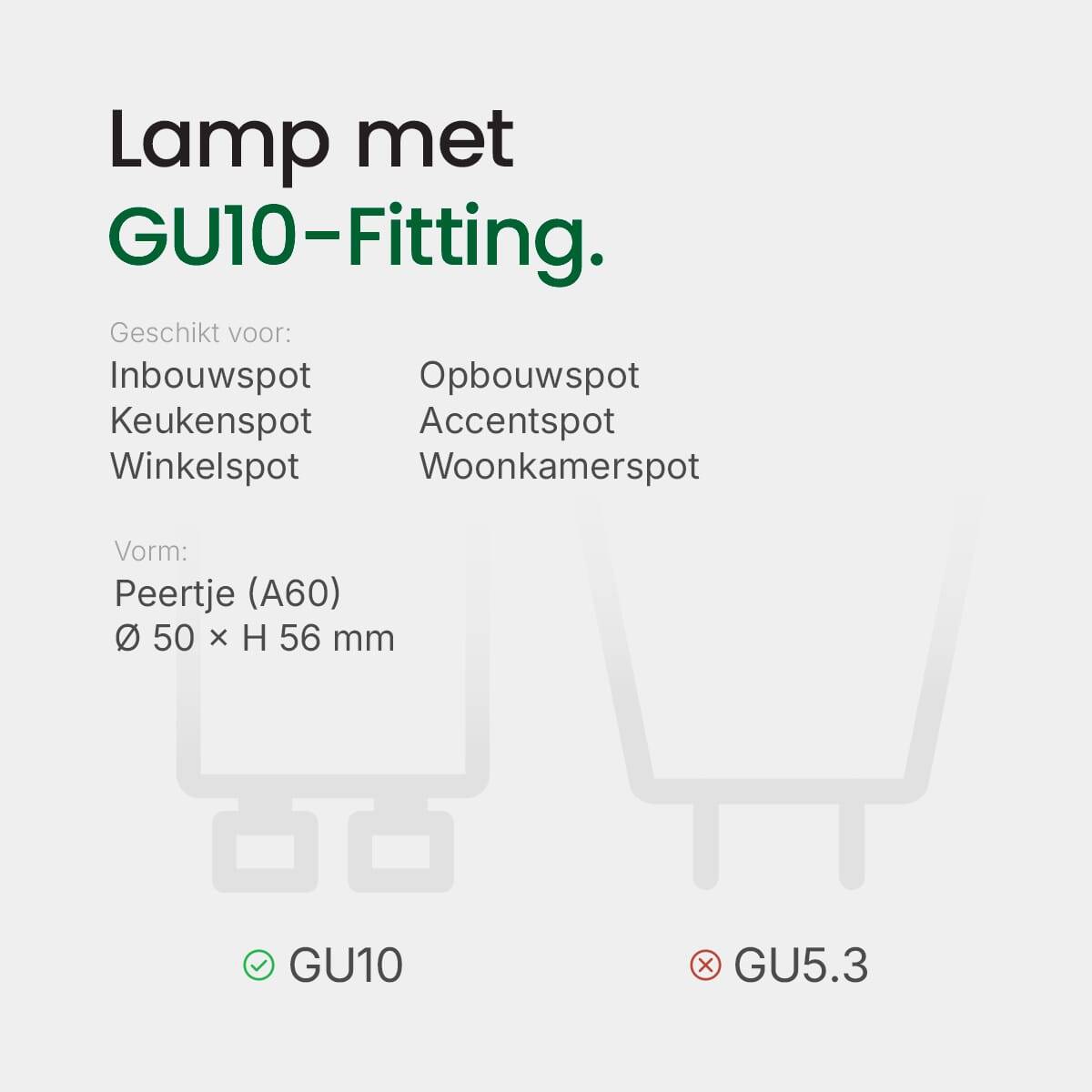 Spectrum LED Spot PAR16 GU10 Mat - 10W 840lm 4000K - Neutraalwit - Vervangt 100W - 2 stuks-4
