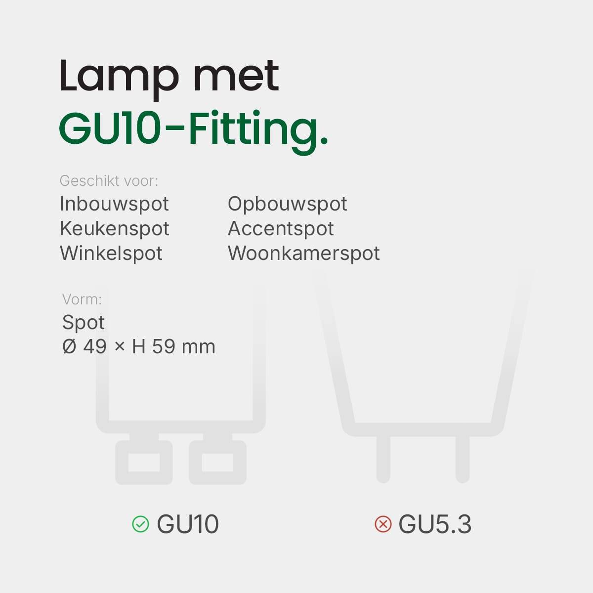 Spectrum LED Spot PAR16 GU10 Mat - 1.5W 100lm 3000K - Warmwit - Vervangt 22W - 2 stuks-4