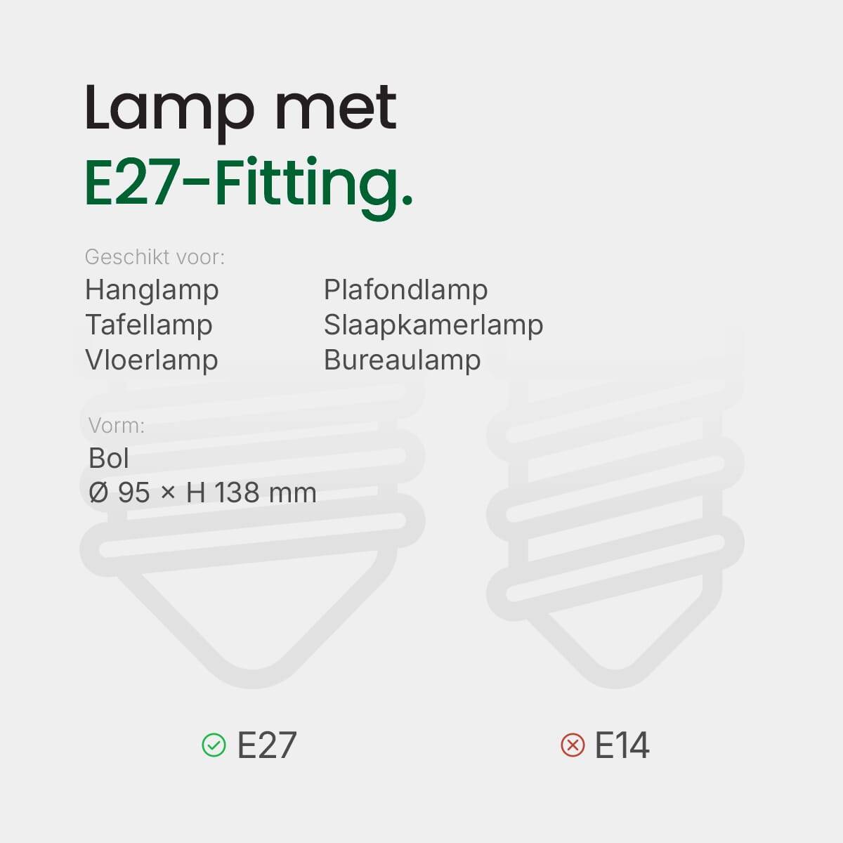 Spectrum LED Globelamp G80 E27 Helder - 4W 380lm 2700K - Warmwit Dimbaar - Vervangt 36W-4