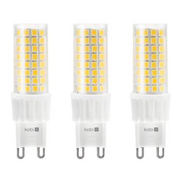 Kobi LED Insteeklamp G9 Helder - 6W 600lm 300K - Warmwit - Vervangt 60W - 3 stuks