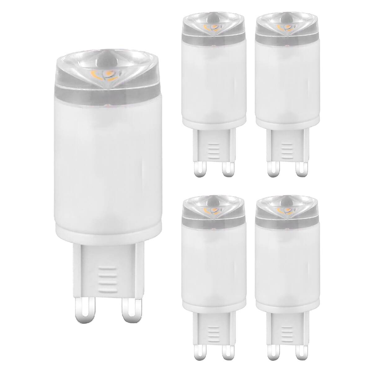 Kobi LED Insteeklamp G9 Helder - 3W 285lm 6000K - Koudwit Dimbaar - Vervangt 27W - 5 stuks-0