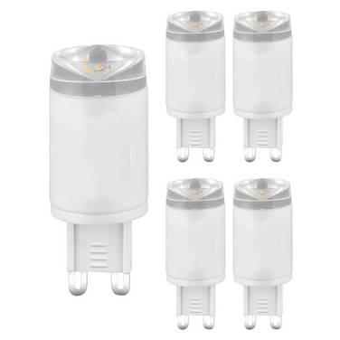 Kobi LED Insteeklamp G9 Helder - 3W 285lm 6000K - Koudwit Dimbaar - Vervangt 27W - 5 stuks