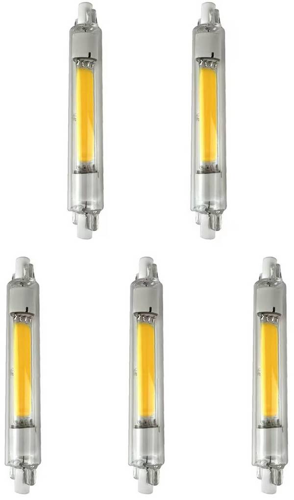 Avide R7s LED Staaflamp Dimbaar 118mm - 10W 220-240V - 3000K - LED Lampjes Insteek - 1000lm - Warm wit licht - Vervangt