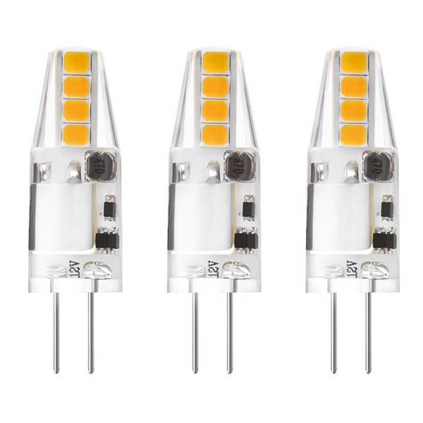 Kobi LED Insteeklamp G4 Helder - 1.5W 170lm 4000K - Neutraalwit - Vervangt 18W - 12V - 3 stuks