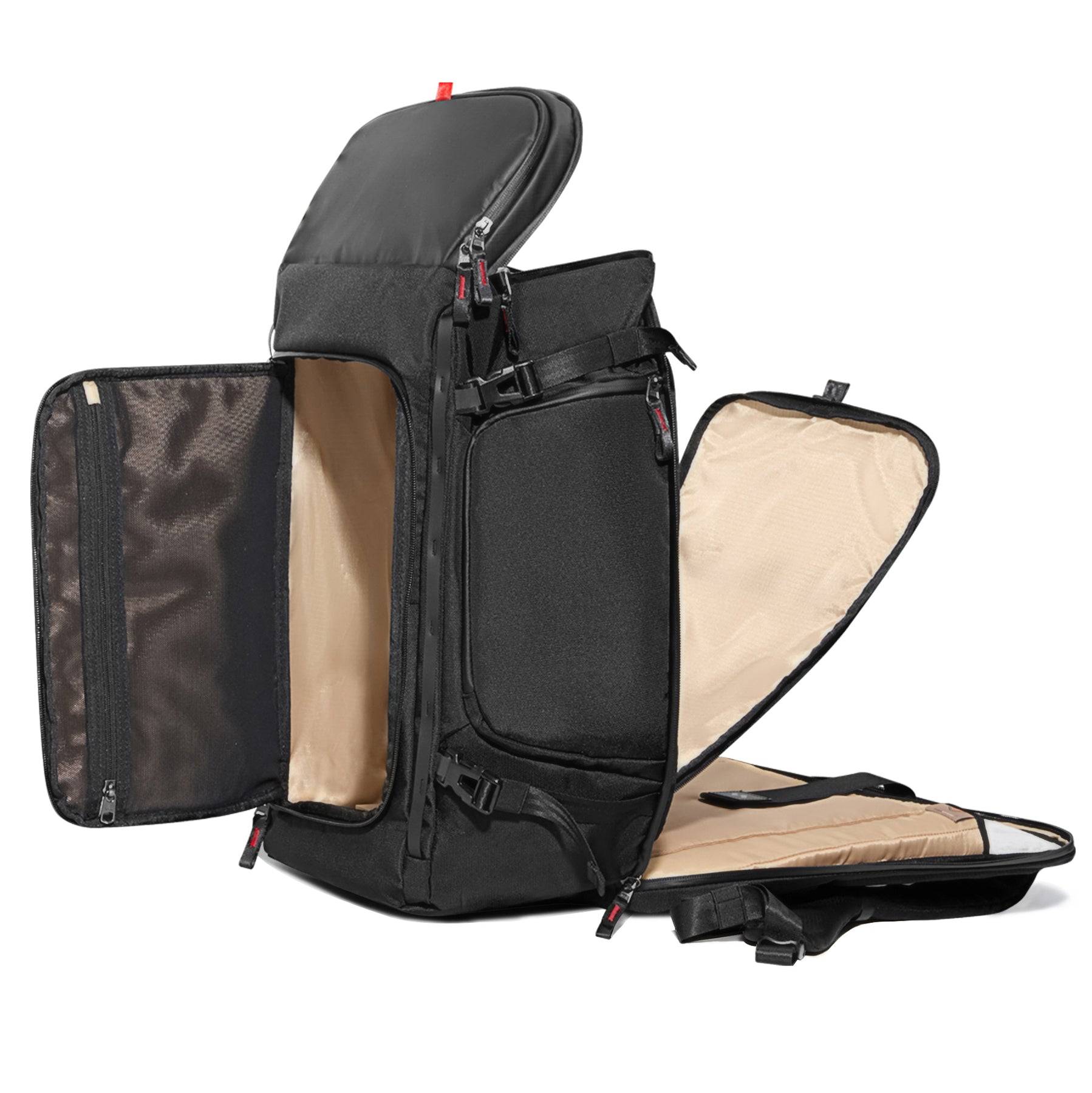 Inateck BPX31 rugzak, reisrugzak, zwart, polyester-1