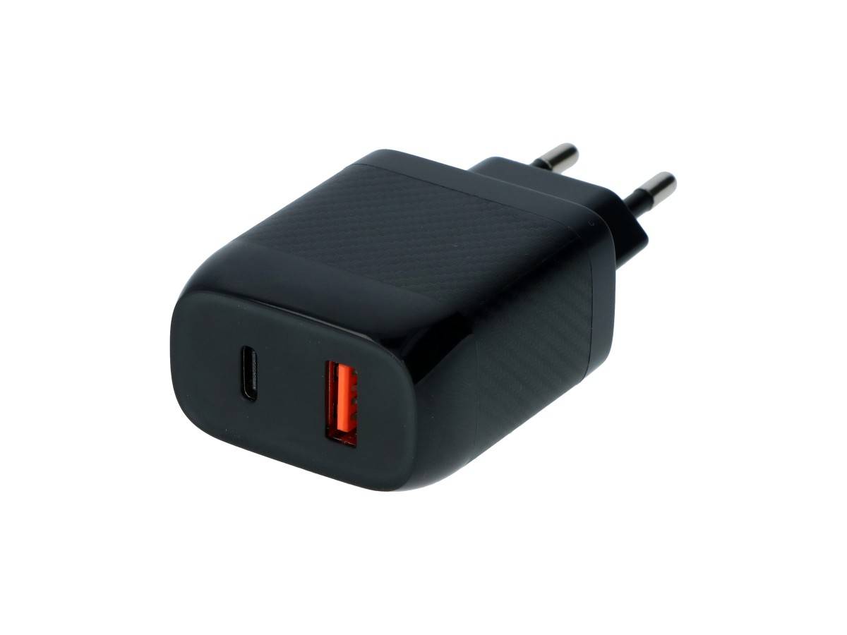 Carpoint Duo Thuis Snellader 20W USB-C + 18W USB-A 3.0-0