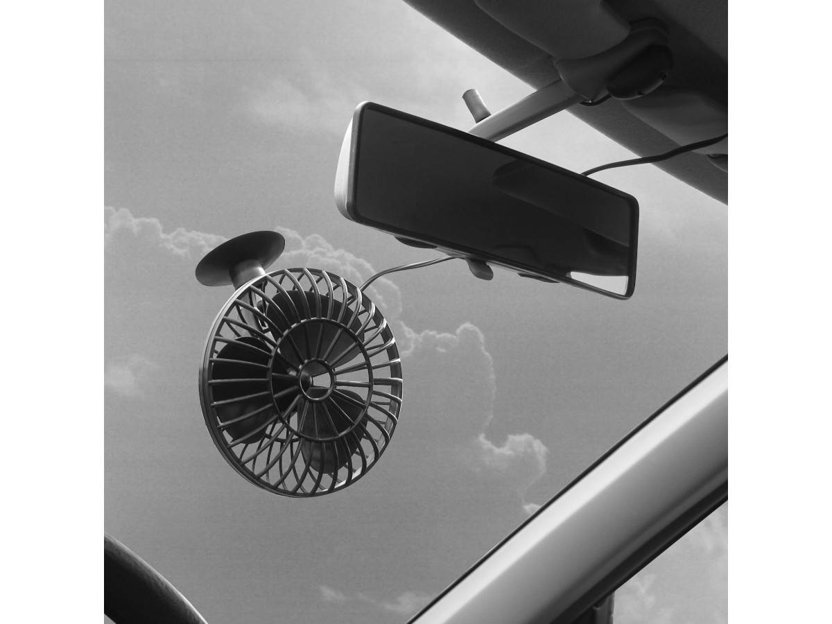 Carpoint 12 Volt Ventilator + zuignap-0