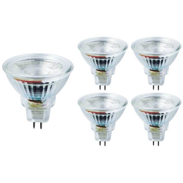 LED Line LED Spot MR16 GU5.3 Helder - 3W 240lm 2700K - Extra Warmwit - Vervangt 27W - 12V - 5 stuks