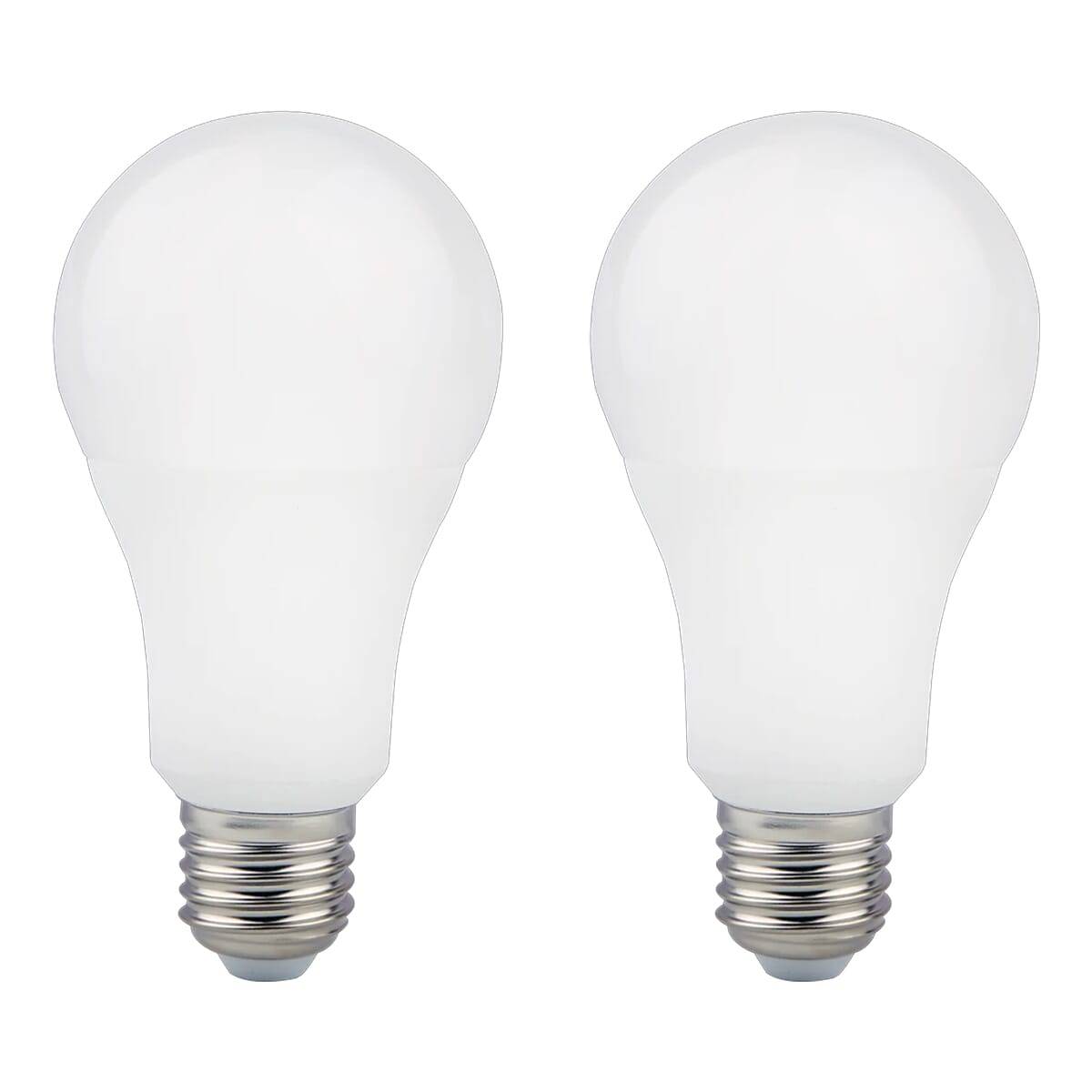 LED Line LED Peerlamp A60 E27 Mat - 15W 1515lm 3000K - Warmwit - Vervangt 134W - 2 stuks-0