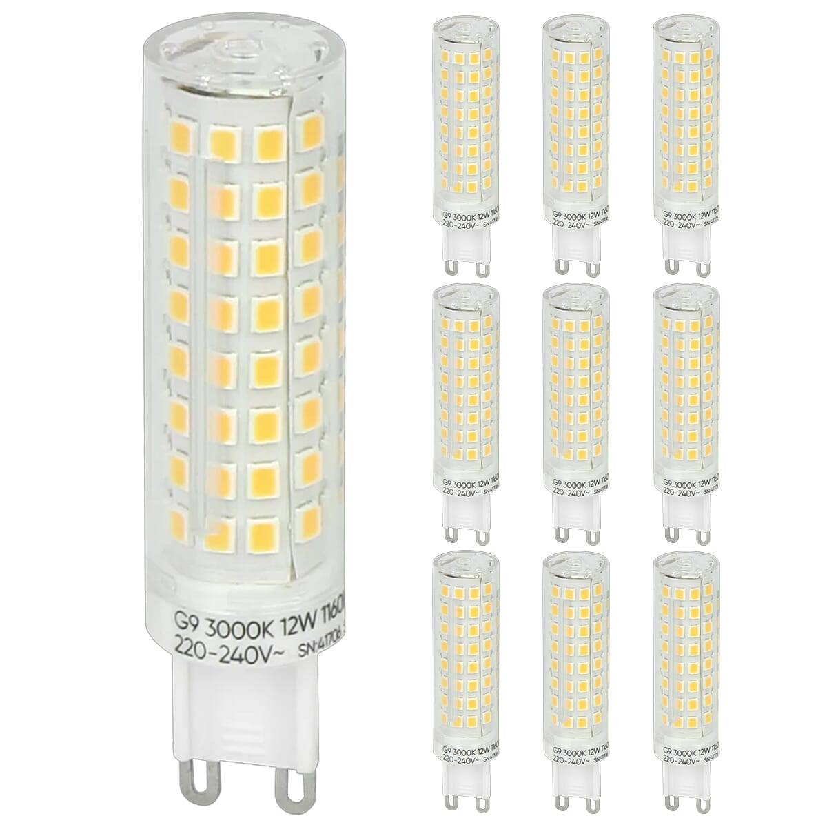 LED Line LED Insteeklamp G9 Helder - 12W 1160lm 2700K - Extra Warmwit - Vervangt 82W - 10 stuks-0