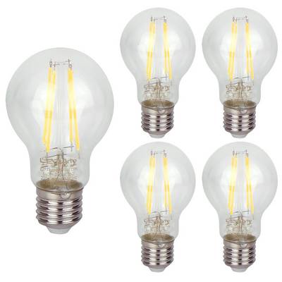 LED Line LED Peerlamp A60 E27 Helder - 7W 840lm 2700K - Extra Warmwit Dimbaar - Vervangt 53W - 5 stuks-0