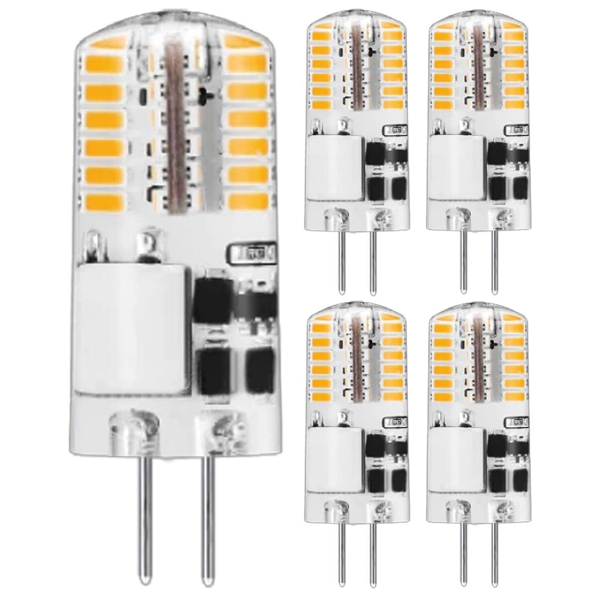 LED Line LED Insteeklamp G4 Helder - 2W 220lm 3000K - Warmwit - Vervangt 18W - 12V - 5 stuks-0